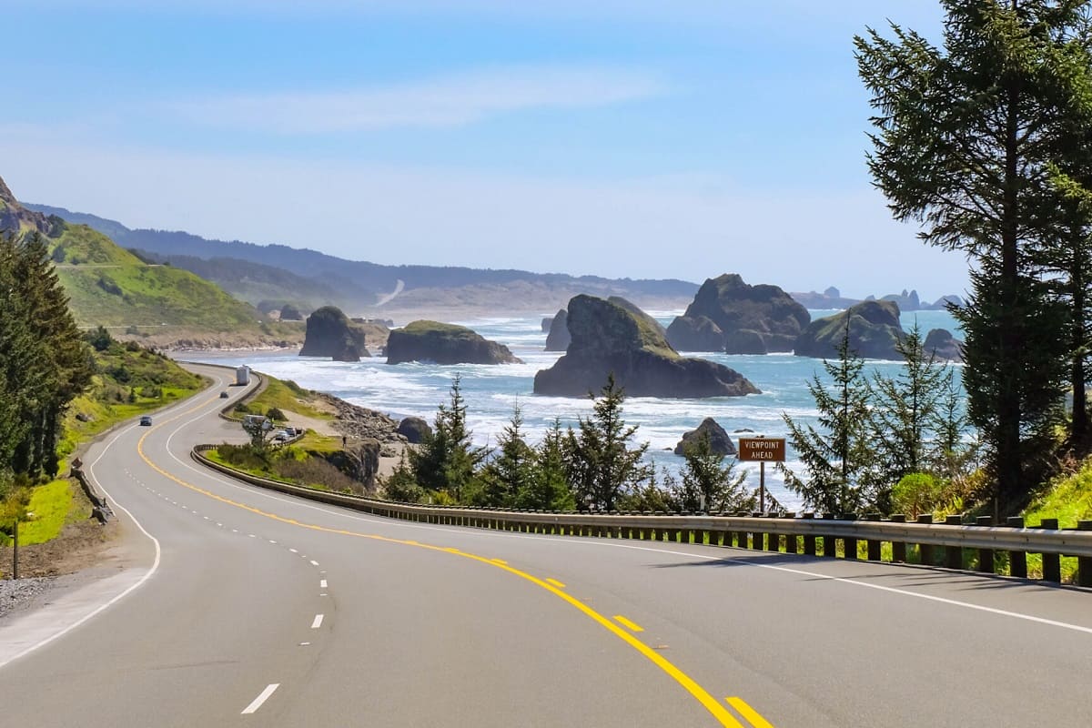 Scenic Oregon Coast near Brookings